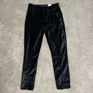 Lucky brand cropped velvet pant